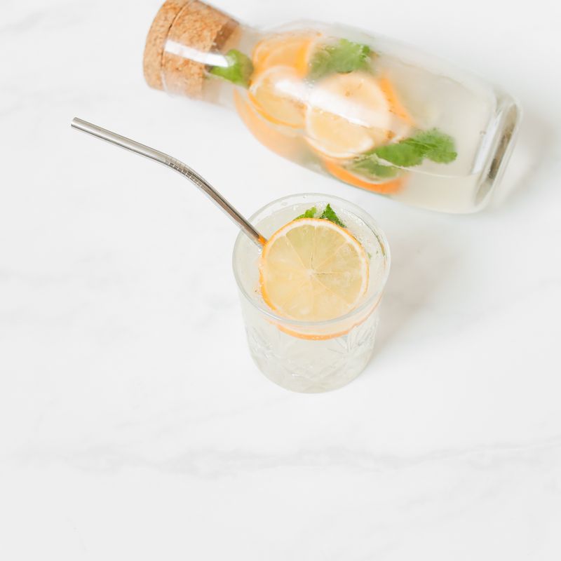Alkaline lemon water — oral pH balance